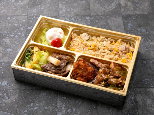 【お茶付き】回鍋肉と牛オイスター炒め弁当