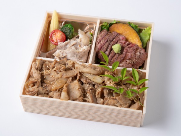 特撰サーロインステーキ＆焼肉カルビ重御膳