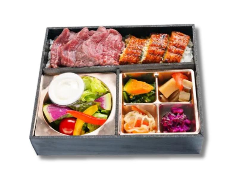 【徳】うなぎと牛フィレ御膳