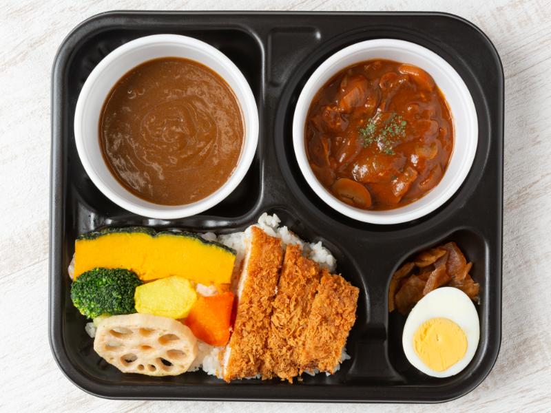 手仕込みカツカレーとハヤシライス