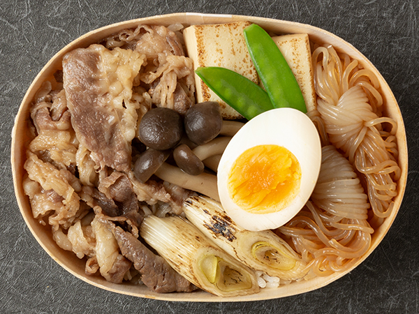 【黒毛和牛】牛すき焼き弁当