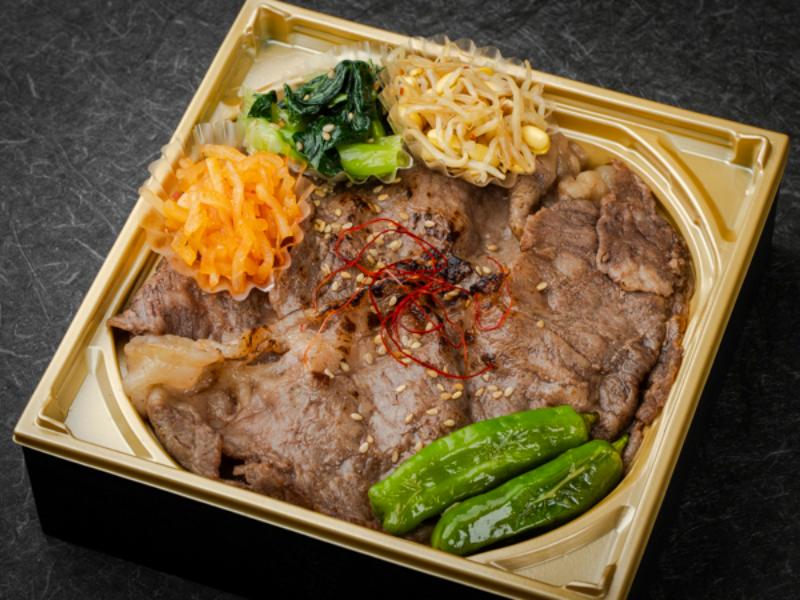 【お弁当デリ限定】黒毛和牛リブロース大判焼肉弁当