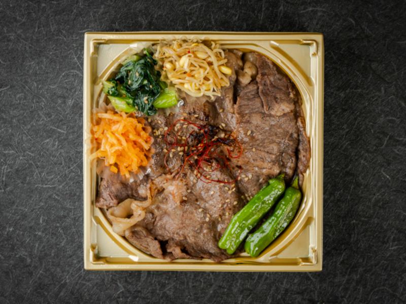 【お弁当デリ限定】黒毛和牛リブロース大判焼肉弁当