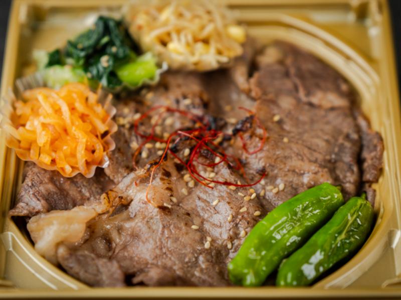 【お弁当デリ限定】黒毛和牛リブロース大判焼肉弁当