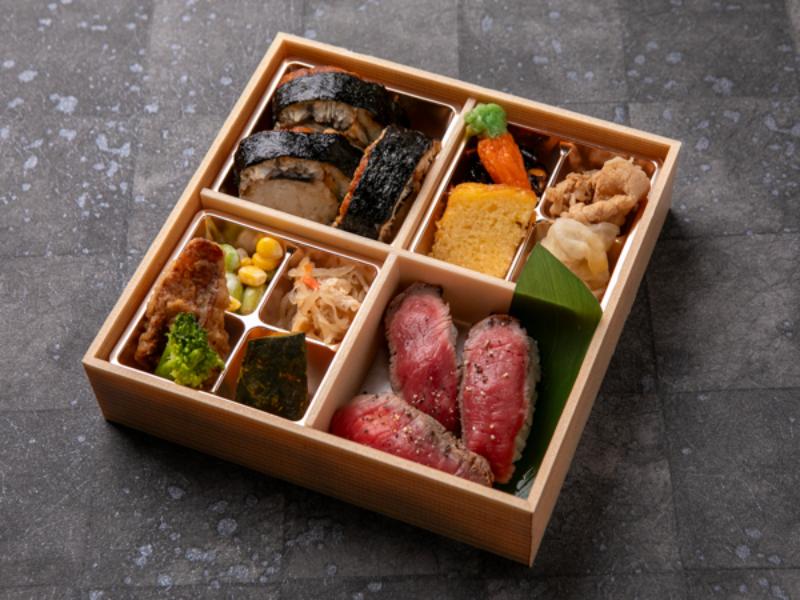 葵〜肉寿司と鰻の太巻き御膳〜