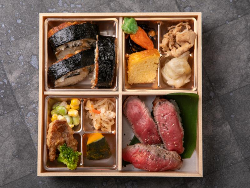 葵〜肉寿司と鰻の太巻き御膳〜