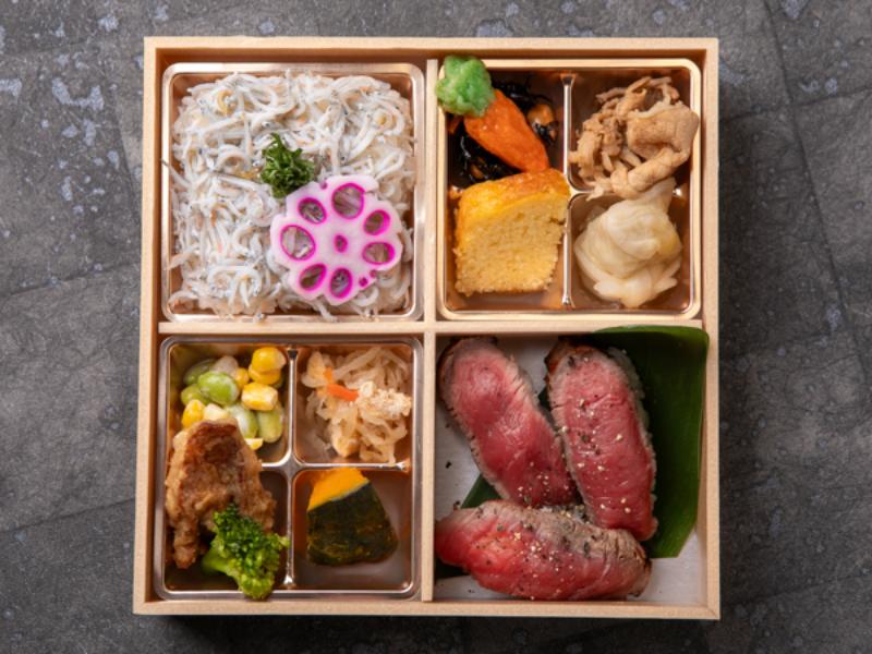 茜〜肉寿司としらす御膳〜