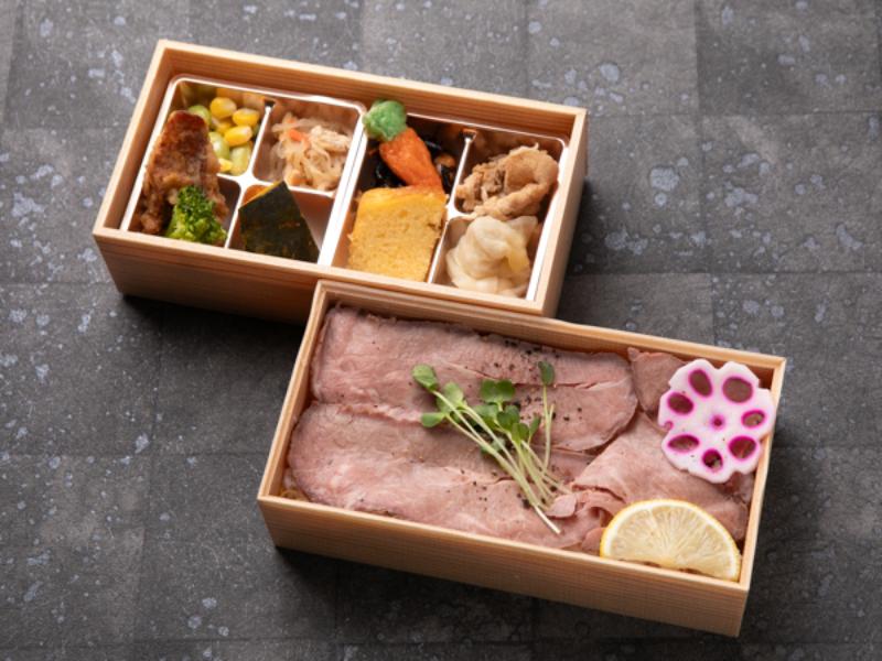 絶品ローストビーフの二段重
