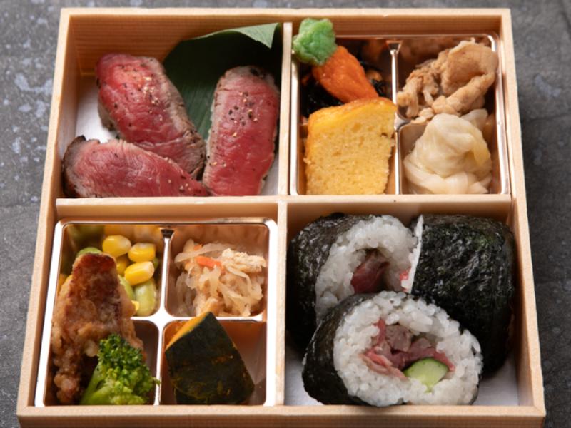 菖蒲（あやめ）〜肉寿司と牛ステーキ巻き〜