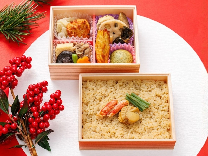 【冬限定】ずわい蟹と帆立のせごはん折詰