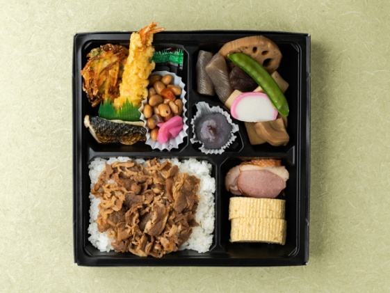 川越割烹御膳(天麩羅・牛しぐれ煮)