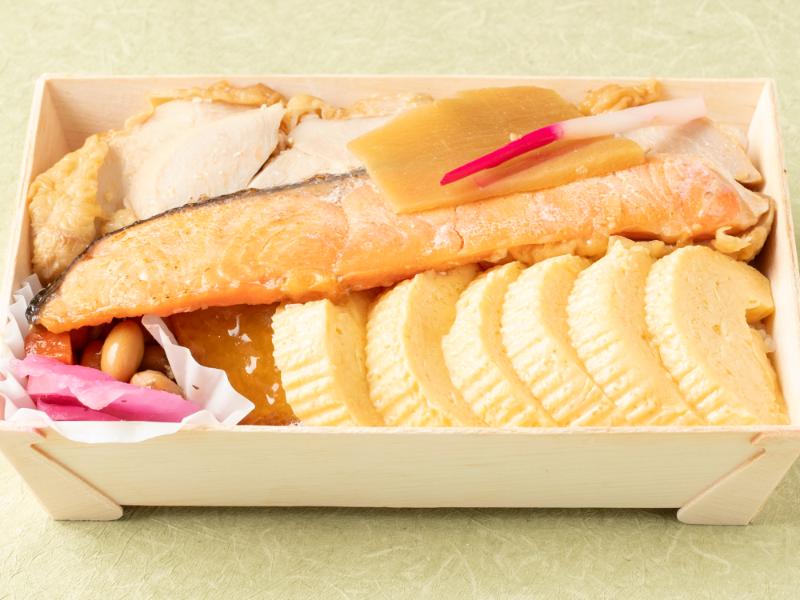 小江戸 鶏照り焼き ふっくら焼き鮭弁当