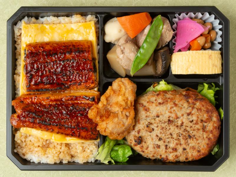 COEDO蔵の街 うなぎ御膳【特製ハンバーグ＆唐揚げ】