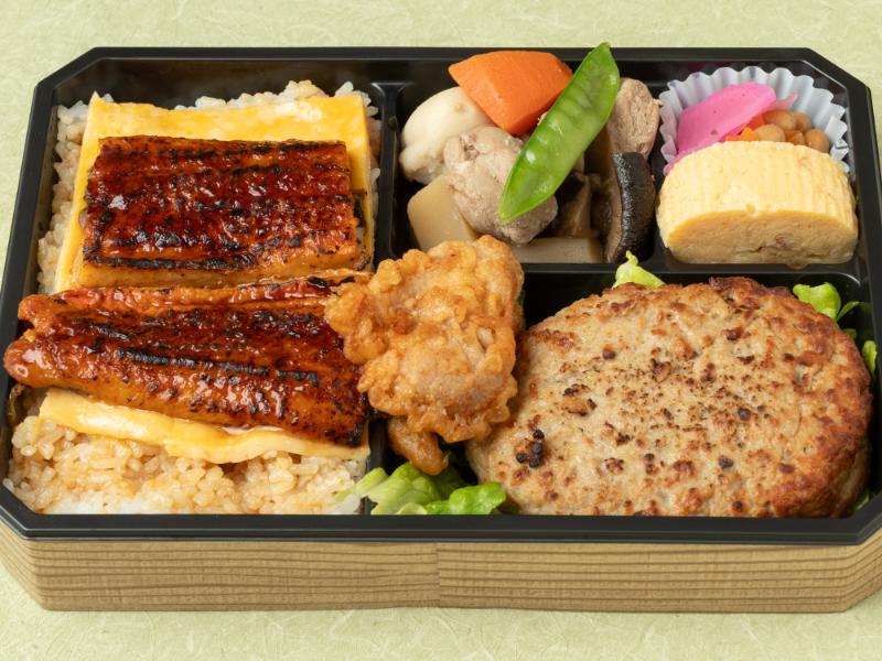 COEDO蔵の街 うなぎ御膳【特製ハンバーグ＆唐揚げ】