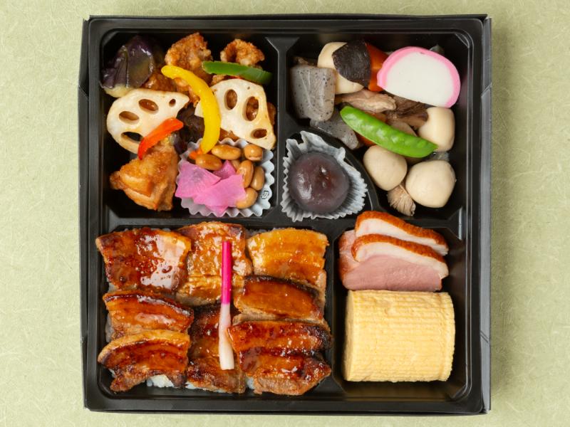 【川越 割烹御膳】彩り黒酢唐揚げと秩父豚みそ重