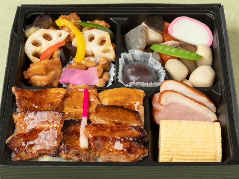 【川越 割烹御膳】彩り黒酢唐揚げと秩父豚みそ重