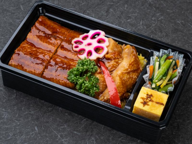 うな鶏重