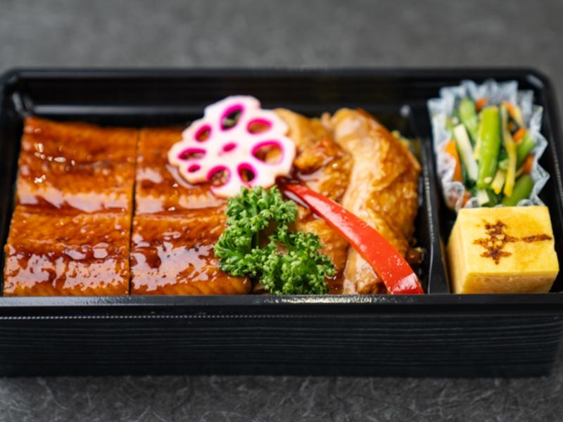 うな鶏重