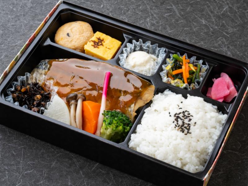 さばのみそ煮弁当