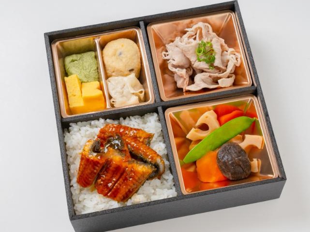 鰻と豚しゃぶ弁当