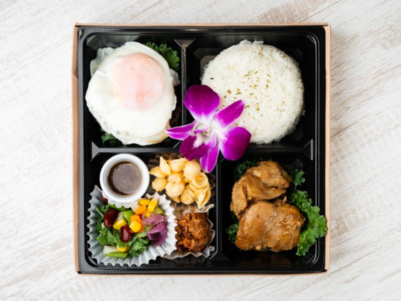 本郷OGO 自家製ジューシーハンバーグと和風チキンソテー弁当