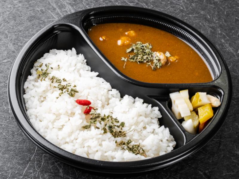 薬膳スープで作ったチキンカレー
