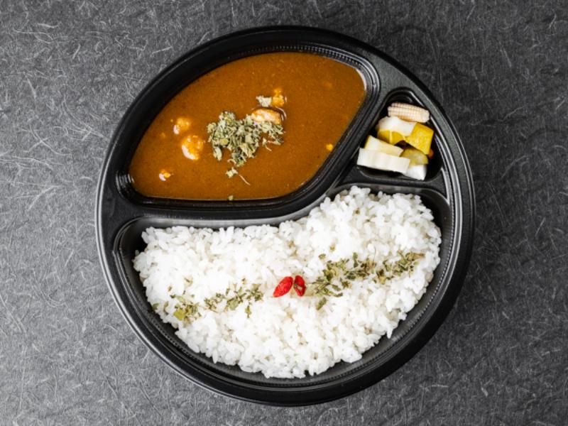 薬膳スープで作ったチキンカレー