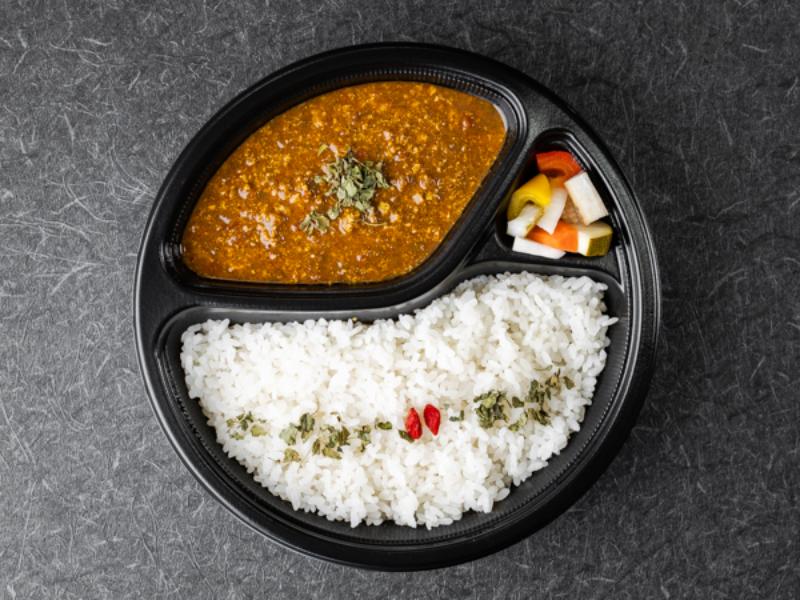 島豆腐と野菜出汁の薬膳キーマカレー【ヴィーガン・ベジタリアン対応】
