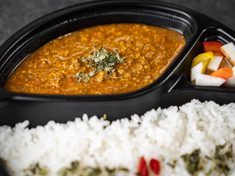 島豆腐と野菜出汁の薬膳キーマカレー【ヴィーガン・ベジタリアン対応】
