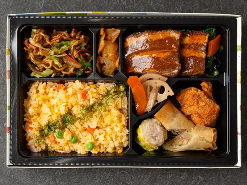 上海焼きそば＆豚の角煮　中華点心セット