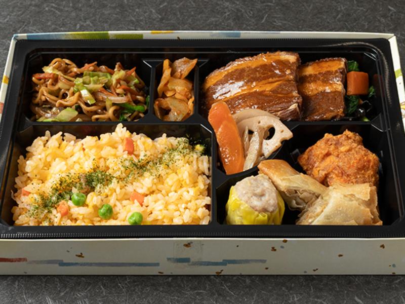 上海焼きそば＆豚の角煮　中華点心セット