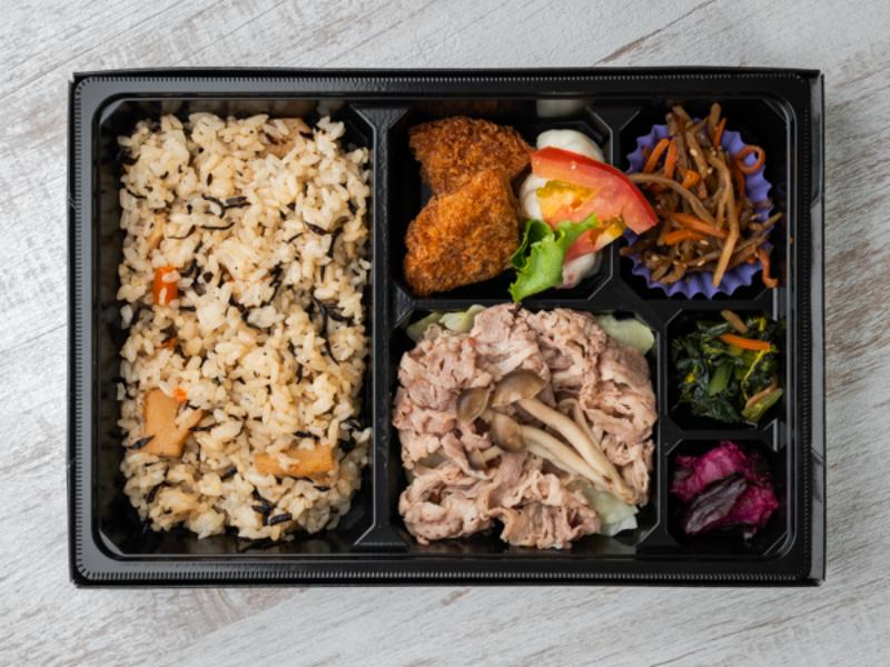 牛肉と野菜のせいろ蒸し弁当