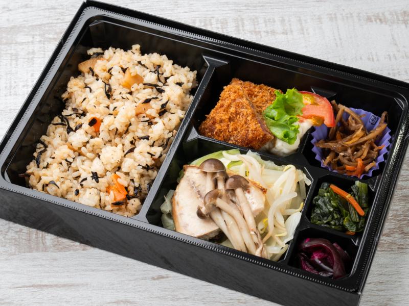 魚と野菜のせいろ蒸し弁当