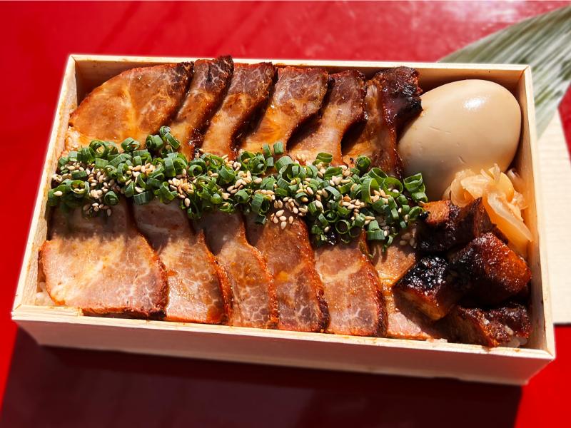 【本格焼豚】蜜汁チャーシュー重【特撰銘柄 林SPF豚】肩ロース 110g