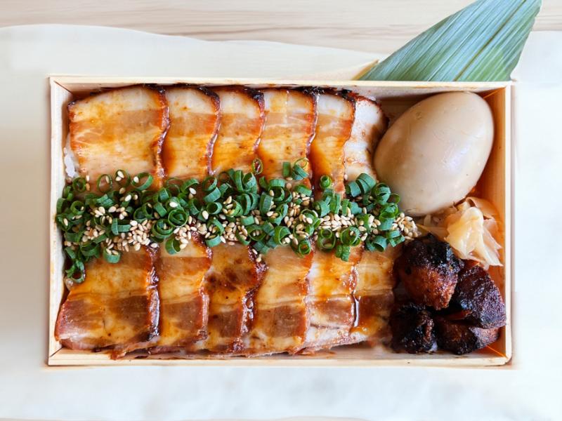 【本格焼豚】蜜汁チャーシュー重【特撰銘柄 林豚】豚バラ 肉増量100g