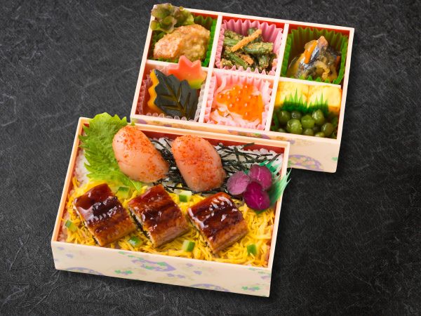博多明太子と鰻重の二段御膳