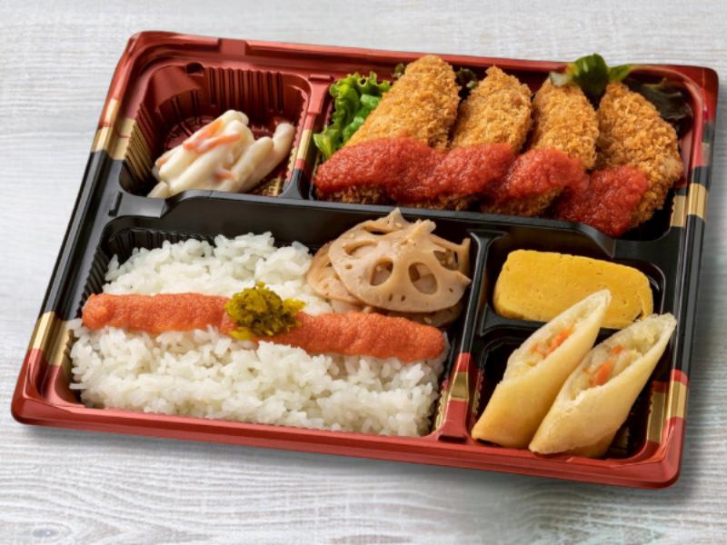 ダブルメンチカツ明太高菜弁当