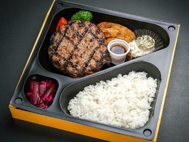 【お肉200g】国産牛肉100％直火網焼きステーキハンバーグ レギュラー