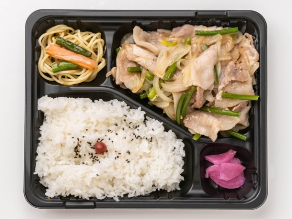 豚バラ塩炒め弁当