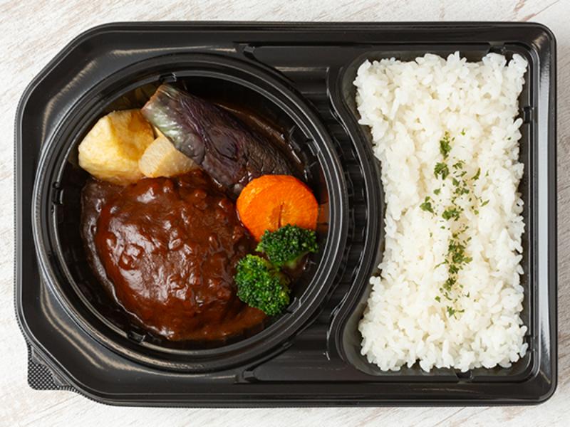 濃厚デミグラスハンバーグ