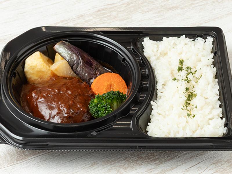 濃厚デミグラスハンバーグ