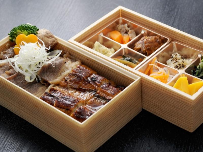うなぎと特選牛カルビ重