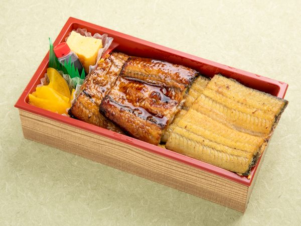 白焼きとかば焼きの二色重