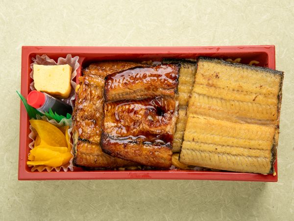 白焼きとかば焼きの二色重