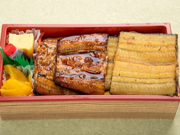 白焼きとかば焼きの二色重