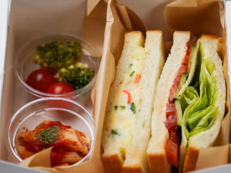 癒しのポテトサラダ＆トマトサンド