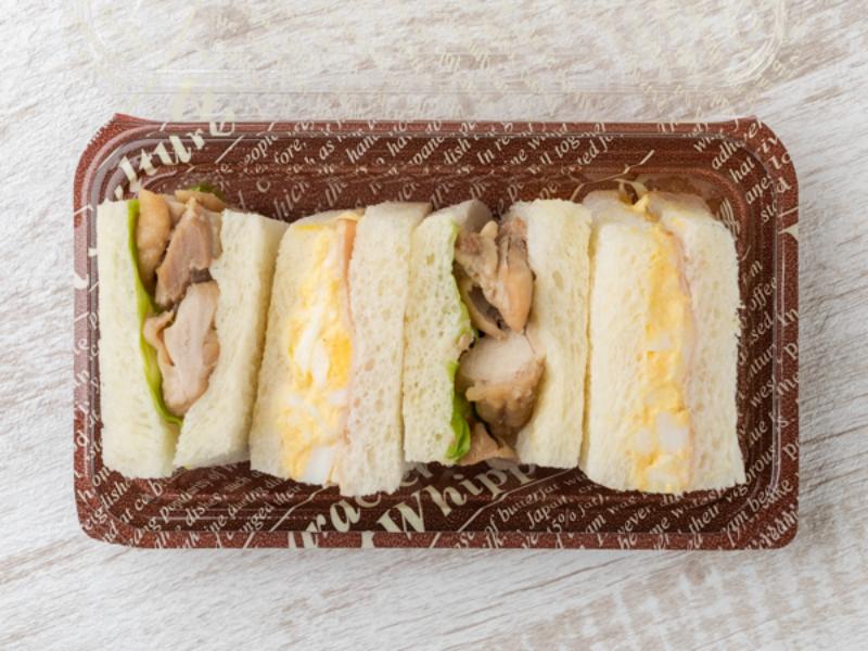 【シンプルミニBOX】たまごハム＆照り焼き