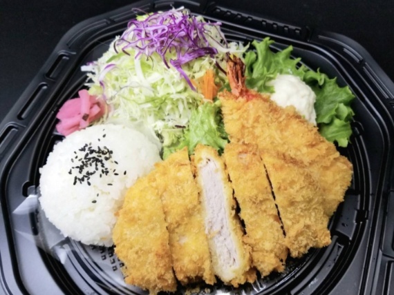 極上熟成重ねかつ＆海老ふりゃあ