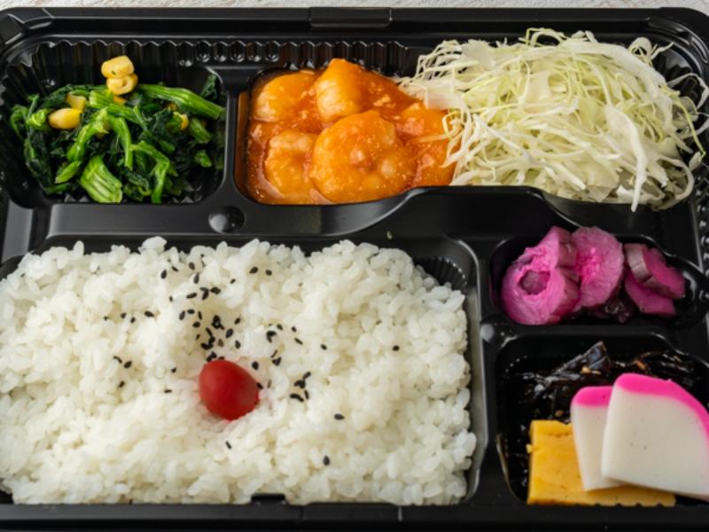 エビチリ弁当