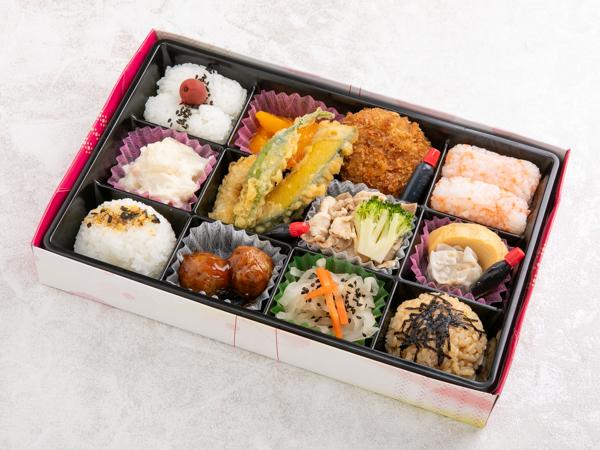 海老カツと豚しゃぶの和洋幕の内弁当